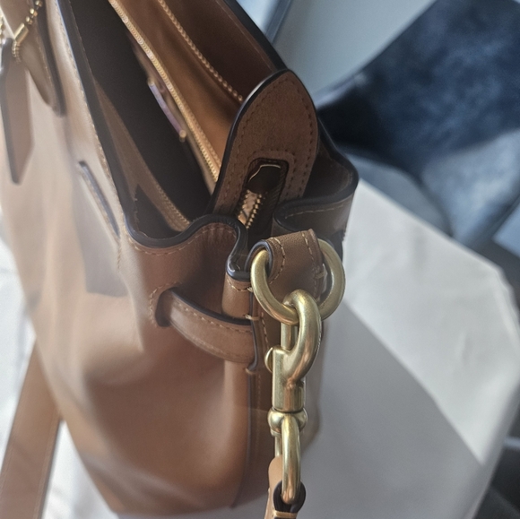 Coach Empire Carryall 40 in Honey Brown - Picture 6 of 13